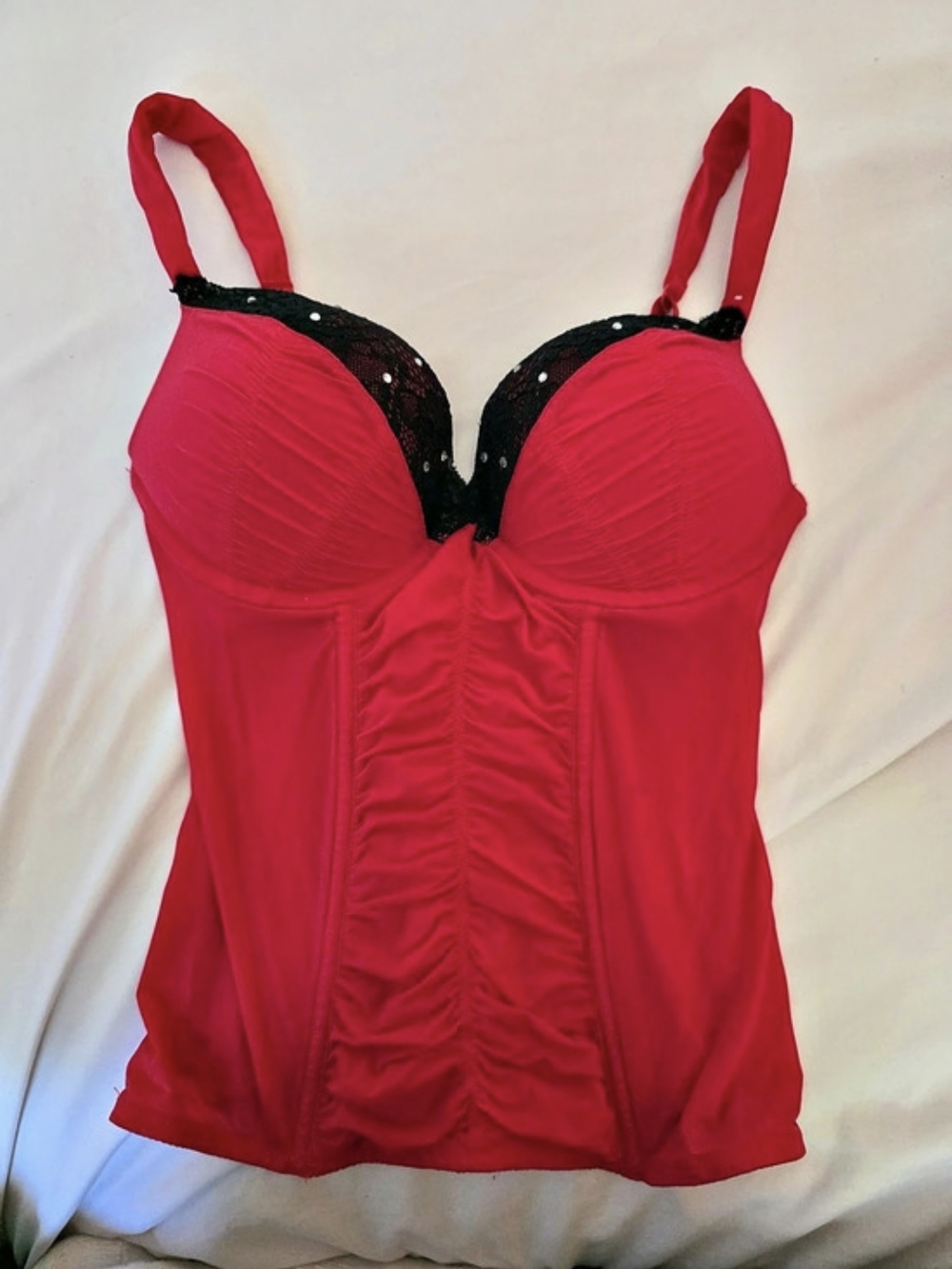 La SENZA Red Bustier Double Push Up Hello Sugar